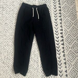 Drawstring Zara black joggers, size S